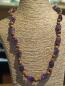 Preview: Amethyst-Kette mit Holz, 63cm (Lup150)