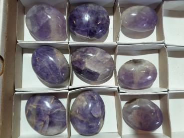 Amethyst Galets dunkel Lila (Lup114)