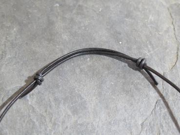 Gold-Obsidian an Büffelleder (VGO2)