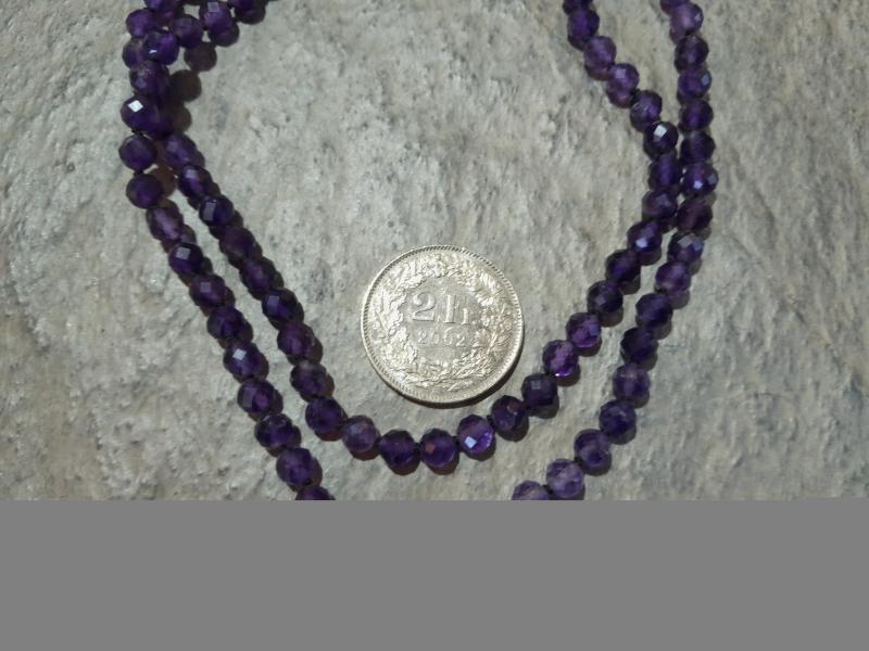 Amethyst-Kette, 70cm (Lup19)