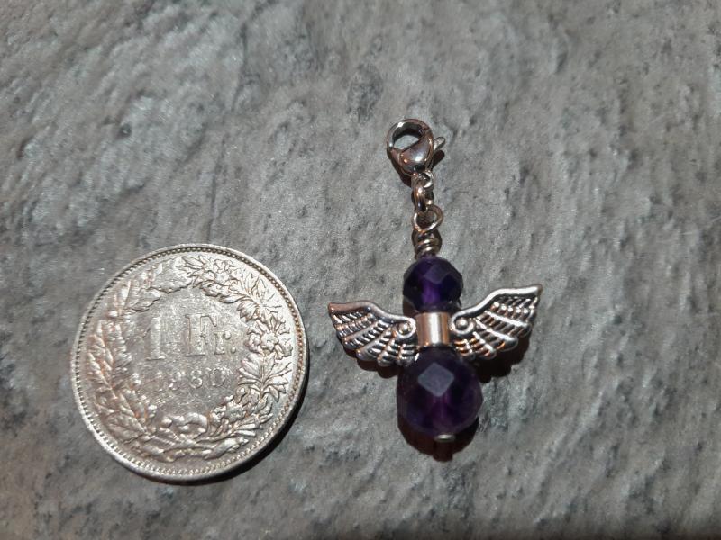 Amethyst-Engel Anhänger (Lup25)