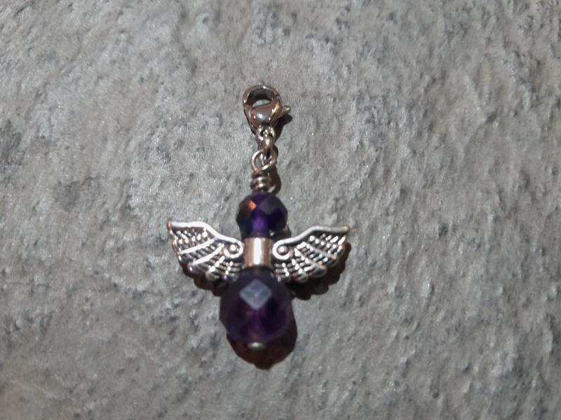 Amethyst-Engel Anhänger (Lup25)