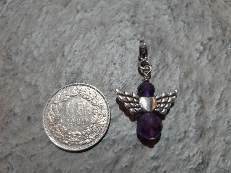 Amethyst-Engel Anhänger (Lup27)