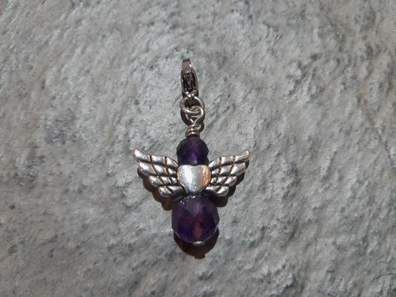 Amethyst-Engel Anhänger (Lup27)