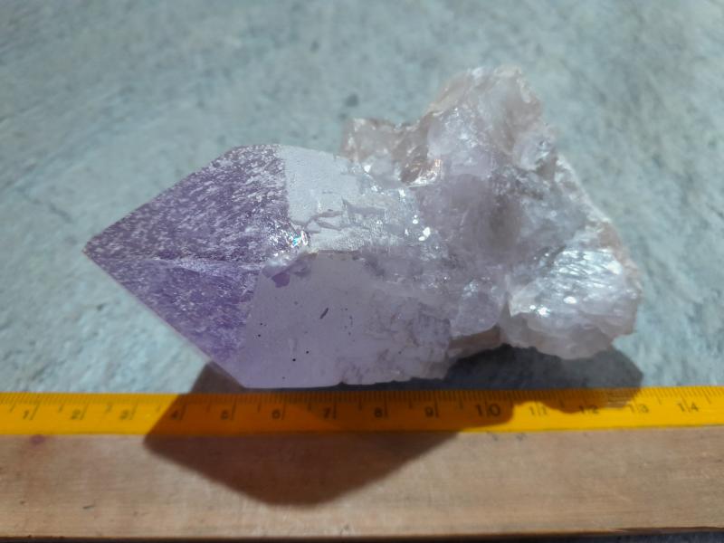 Amethyst Spitze zart Lila (Lup67)