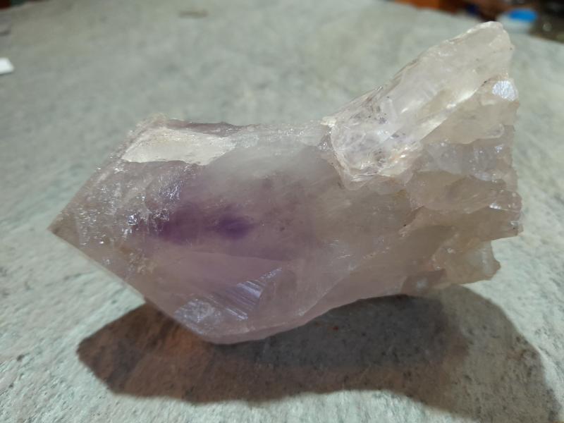 Amethyst Spitze zart Lila (Lup68)