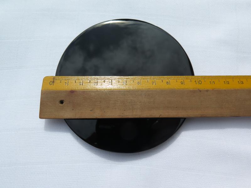 Obsidian-Spiegel, ca. 9.5cm (VO40)