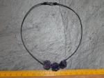 Amethyst-Rosen Kette, 42.5cm (Lup16)
